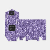 Ballotins Parties scintillant violet ultra violet étincelles (Déplié)