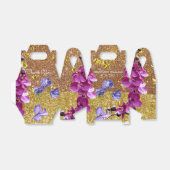 Ballotins Parties scintillant Violets Moderne Mariage Favor (Déplié)