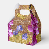 Ballotins Parties scintillant Violets Moderne Mariage Favor (Verso)