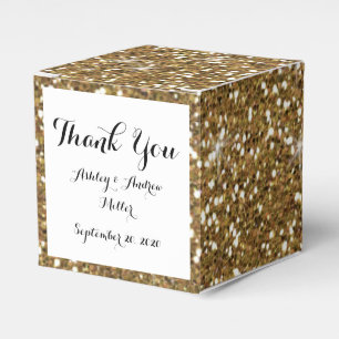 Ballotins Parties scintillantes d'or imprimées