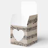 Ballotins Partition de mariage sur papier vintage (Ouvert)