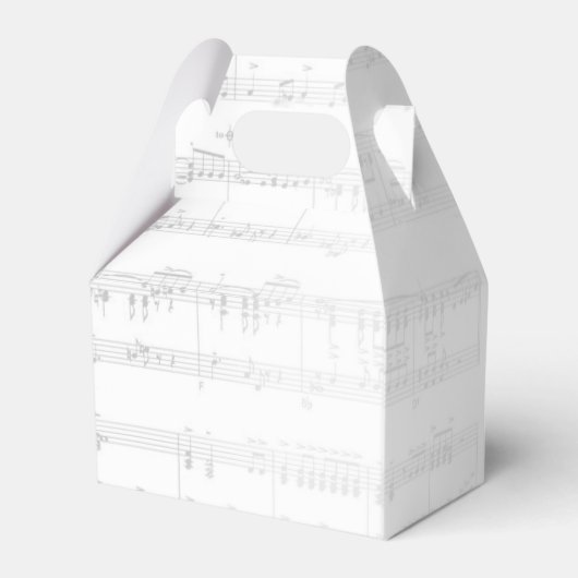 Ballotins Partition mariage avec texte (Arrière)