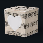 Ballotins Partition mariage sur papier Vintage<br><div class="desc">Composition musicale sur vieux papier arrière - plan pour mariage</div>