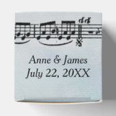 Ballotins Partitions de mariage sur papier aquarelle (Haut)