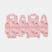 Ballotins Party Favoriser boîte Peonies rose (Déplié)