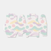 Ballotins Pastel Abstract Seamless Pattern Waves and Circles (Déplié)