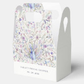 Ballotins Pastel Aquarelle Peacock Flora Fête des mariées (Ouvert)