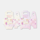 Ballotins Pastel Aquarelle Unicorne Et Ballons Anniversaire (Déplié)