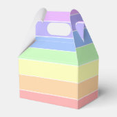 Ballotins Pastel Arc-en-ciel rayures colorées (Arrière)