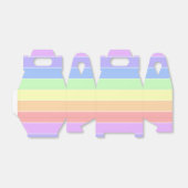 Ballotins Pastel Arc-en-ciel rayures colorées (Déplié)