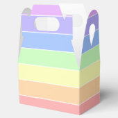 Ballotins Pastel Arc-en-ciel rayures colorées (Ouvert)