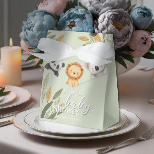 Ballotins Pastel Baby shower tropical Jungle Safari Animaux