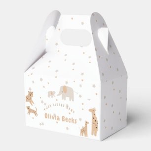Ballotins Pastel Beige mignon Baby shower illustratif