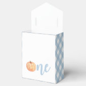 Ballotins pastel bleu plaid premier anniversaire (Ouvert)