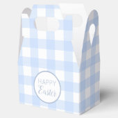 Ballotins Pastel Blue Happy Pâques Plaid Motif (Ouvert)