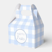 Ballotins Pastel Blue Happy Pâques Plaid Motif (Verso)