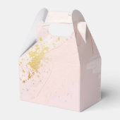 Ballotins Pastel Blush Pink et Gold Paint Splash (Arrière)