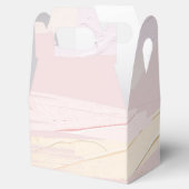 Ballotins Pastel Blush Pink et Gold Paint Splash (Ouvert)