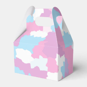Ballotins Pastel Camouflage Motif d'art Abstrait