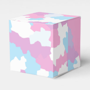 Ballotins Pastel Camouflage Motif d'art Abstrait
