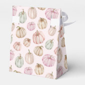 Ballotins Pastel Citrouille Baby shower fille rose (Arrière)