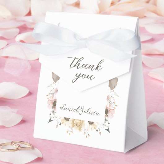 Ballotins Pastel Color Floral Mariage (Mariage)