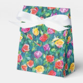 Ballotins Pastel cute rose garden watercolor pattern (Verso)