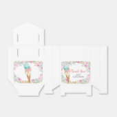 Ballotins Pastel Floral crème glacée Party Favoriser Box (Déplié)