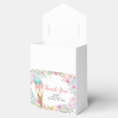 Ballotins Pastel Floral crème glacée Party Favoriser Box (Ouvert)