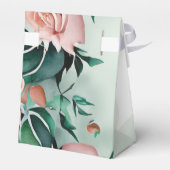 Ballotins Pastel Flower Elégance : Sage Green Floral Mariage (Arrière)