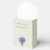 Ballotins Pastel Green Bow Floral Lavender Fête des mariées (Ouvert)