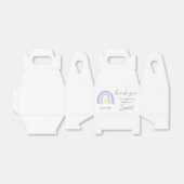 Ballotins Pastel lilac arc-en-ciel 1er anniversaire Merci (Déplié)