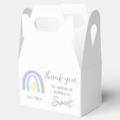 Ballotins Pastel lilac arc-en-ciel 1er anniversaire Merci (Ouvert)