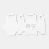 Ballotins Pastel minty arc-en-ciel 1er anniversaire merci (Déplié)