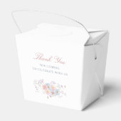 Ballotins Pastel Peonies Cadre Mariage Monogrammes Sortir (Arrière)