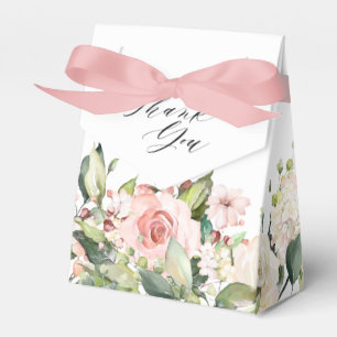 Ballotins Pastel Pink Blush Rose Floral Mariage botanique