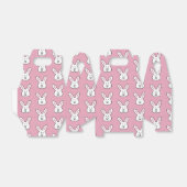Ballotins Pastel Pink Cute Bunny Motif (Déplié)