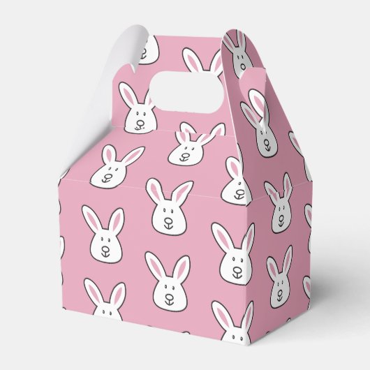 Ballotins Pastel Pink Cute Bunny Motif (Verso)