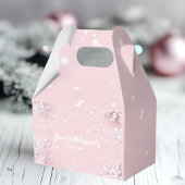 Ballotins Pastel Pink Winter Wonderland Snowflake