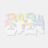 Ballotins Pastel Rainbow Balloon Ballotin fête d'anniversair (Déplié)