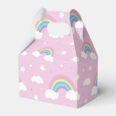Ballotins Pastel Rainbow Pink Favor Box (Arrière)
