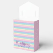 Ballotins Pastel Rainbow Pink Mini Favor Box (Ouvert)