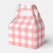 Ballotins Pastel Raspberry Red Happy Pâques Plaid Motif (Arrière)