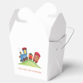 Ballotins Pastel Red & Blue Train fête d'anniversaire (Ouvert)