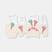 Ballotins Pastel Retro Aquarelle Crème glacée et arrosages (Déplié)