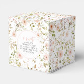 Ballotins Pastel rose petit fleur sauvage bébé douche (Arrière)