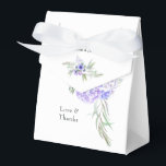Ballotins Pastel Violet Floral Mariage<br><div class="desc">Boîtes de mariage à fleurs à l'anémone dans les tons violet pastel.</div>