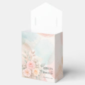 Ballotins Pastel Watercolor Floral Abstract Shapes Wedding (Ouvert)