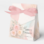 Ballotins Pastel Watercolor Floral Abstract Shapes Wedding (Verso)