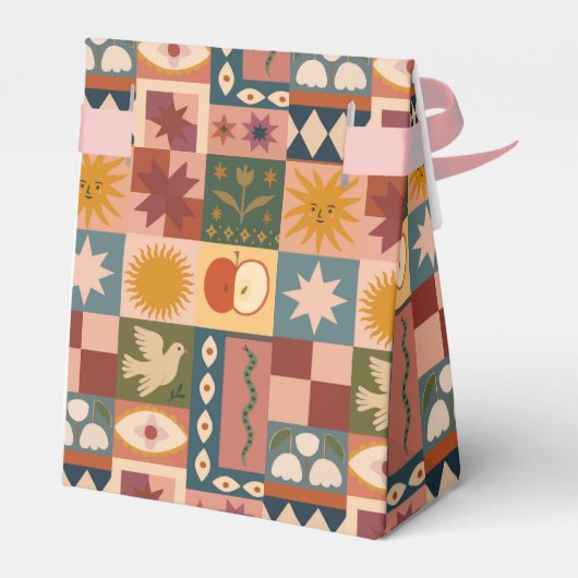 Ballotins Patchwork céleste bohémien mignon (Arrière)